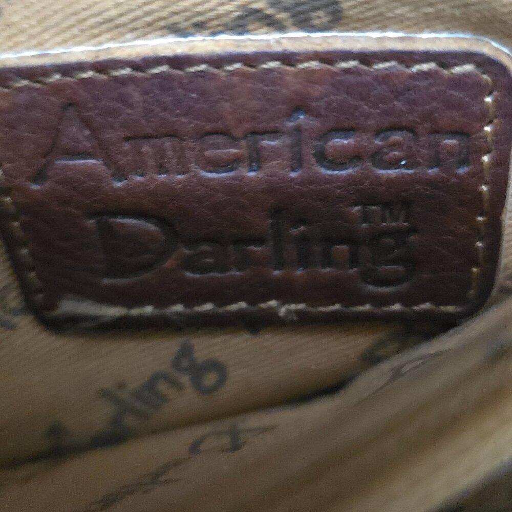 American Darling Brown Tooled Leather Wallet - Picture 12 of 12